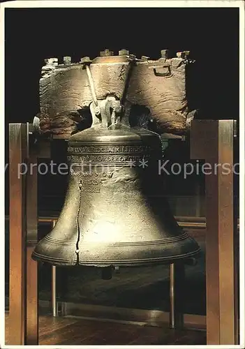 Kirchenglocken Liberty Bell Independence National Historical Park Philadelphia Kat. Gebaeude