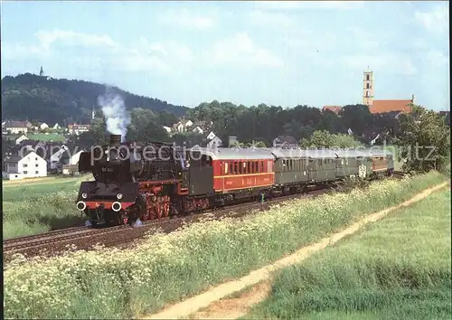 Lokomotive Einheitsgueterzuglokomotive 50622 Strecke Nuernberg Amberg Kat. Eisenbahn