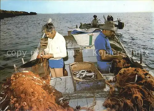 Fischerei Fischer Griechenland  Kat. Handwerk