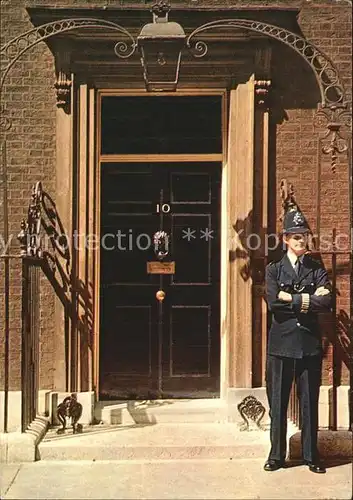 Polizei Downing Street Prime Minister Residence London Kat. Polizei