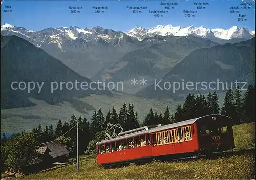 Zahnradbahn Vitznau Rigi Bahn Berner Alpen Rigi Kat. Bergbahn