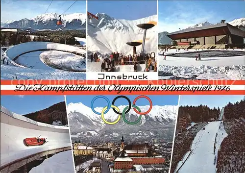 Olympia Kampfstaetten Olympische Winterspiele Innsbruck  Kat. Sport