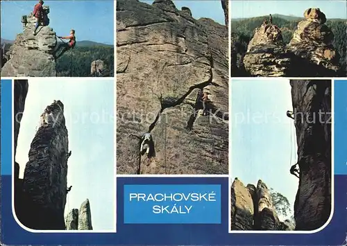Klettern Bergsteigen Prachovske Skaly Kat. Bergsteigen