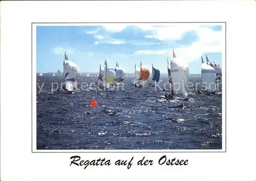 Segelboote Regatta Ostsee  Kat. Schiffe