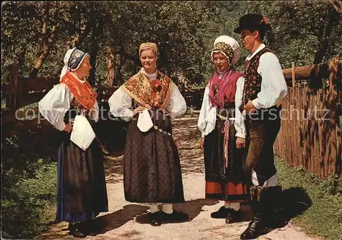 Trachten Slowenien Gorenjska narodna nosa Carniolian national garb Kat. Trachten