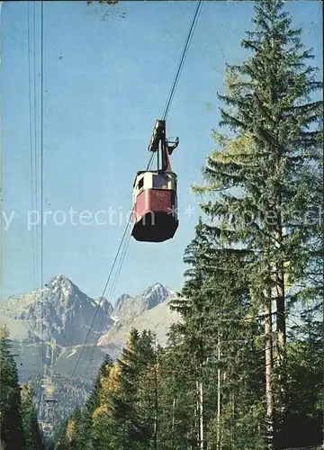 Seilbahn Vysoke Tatry Lanovka na Lomnicky stit Kat. Bahnen