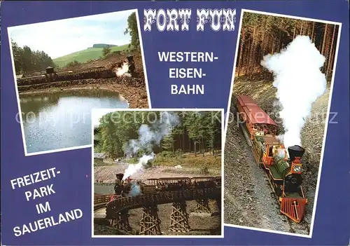 Vergnuegungspark Fort Fun Western Eisenbahn Gevelinghausen  Kat. Vergnuegungsparks