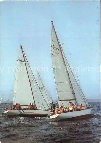 Segelboote Ostsee  Kat. Schiffe