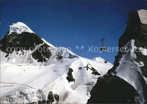 Seilbahn Klein Matterhorn Bergstation Zermatt Breithorn Kat. Bahnen