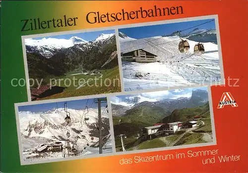 Seilbahn Zillertaler Gletscherbahn Kat. Bahnen
