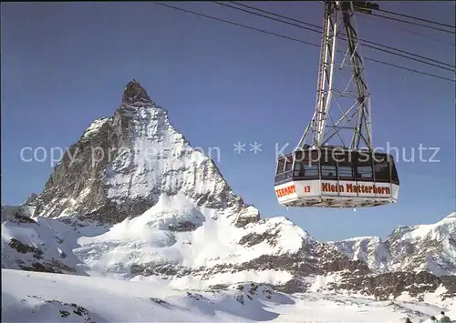 Seilbahn Klein Matterhorn Kat. Bahnen