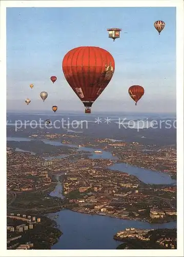 Heissluftballon Stockholm  Kat. Flug