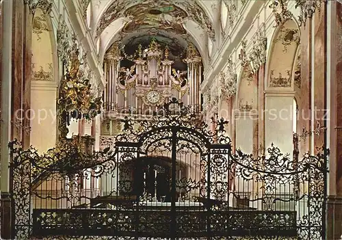 Kirchenorgel Amorbach Abteikirche  Kat. Musik