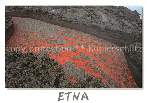 Vulkane Geysire Vulcans Geysers Etna Sicilia  Kat. Natur