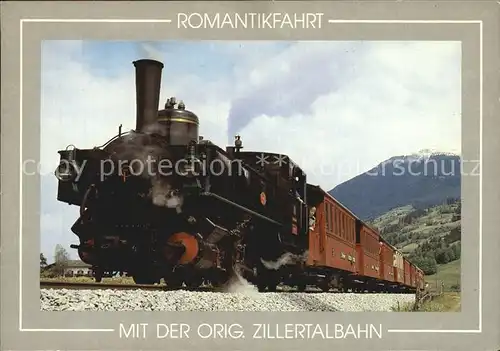 Lokomotive Zillertalbahn  Kat. Eisenbahn
