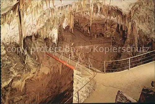 Hoehlen Caves Grottes Postojnska Jama Ruski most Russische Bruecke  Kat. Berge