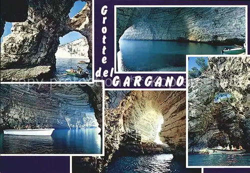 Hoehlen Caves Grottes Grotte del Gargano  Kat. Berge