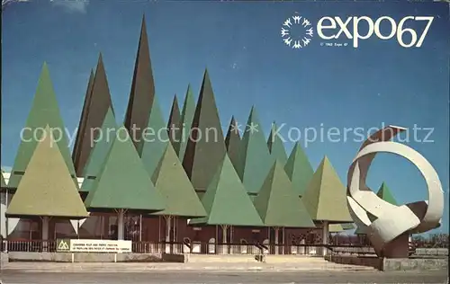 Expositions Expo 67 Montreal Canada Pavillon de l Association Canadienne Kat. Expositions