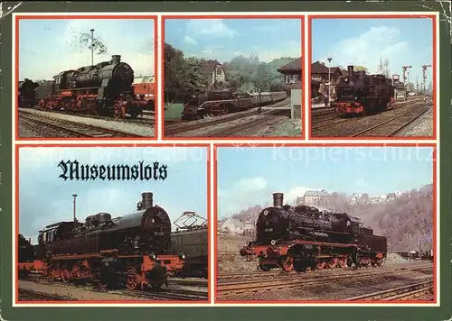 Lokomotive Museumsloks 58 261 18 201 61 002 74 1230 93 230 38 205 Kat. Eisenbahn