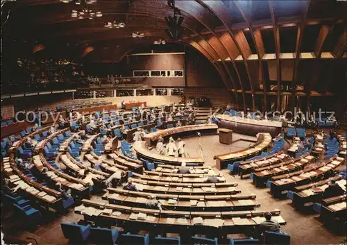 Politik Palais de l Europe Europarat Strasbourg  Kat. Politik