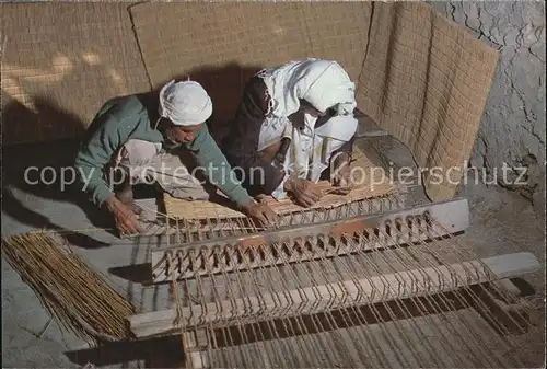 Weberei Mat Making Bahrain  Kat. Handwerk