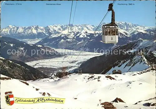 Seilbahn Kitzsteinhorn Hochkoenig Steinernes Meer  Kat. Bahnen