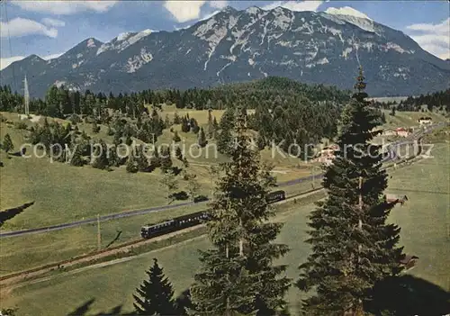 Eisenbahn DB Garmisch Partenkirchen Mittenwald  Kat. Eisenbahn