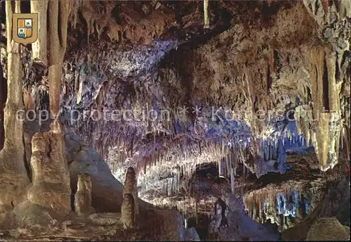 Hoehlen Caves Grottes Cuevas dels Hams Mallorca Porto Cristo Valle de las Delicias  Kat. Berge