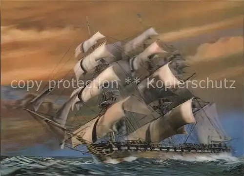 Segelschiffe Vikinger Vessel 3D Color  Kat. Schiffe