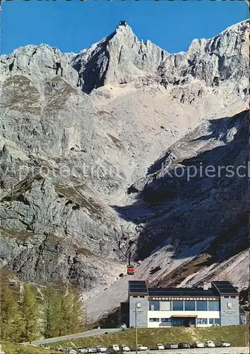 Seilbahn Gletscherbahn Ramsau Talstation  Kat. Bahnen
