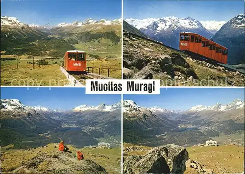 Zahnradbahn Muottas Muragl Oberengadin Kat. Bergbahn