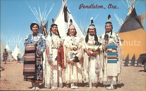Indianer Native American Indian Maidens Pendleton  Kat. Regionales