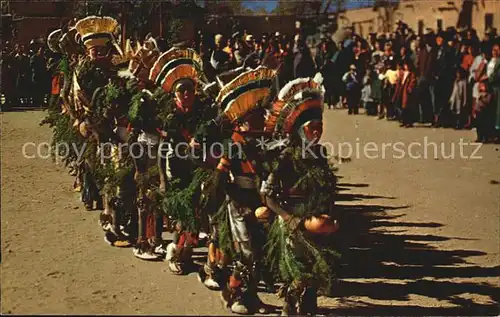 Indianer Native American Indian Pueblos Basket Dance San Juan Pueblo New Mexico Kat. Regionales