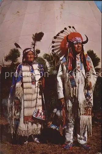 Indianer Native American Chief Benjamin and Wife  Kat. Regionales