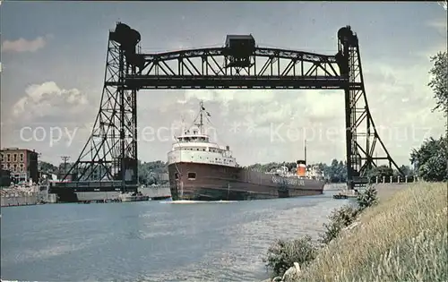 Bruecken Bridges Ponts Welland Boat Canal Main Street Bridge Ontario Canada 