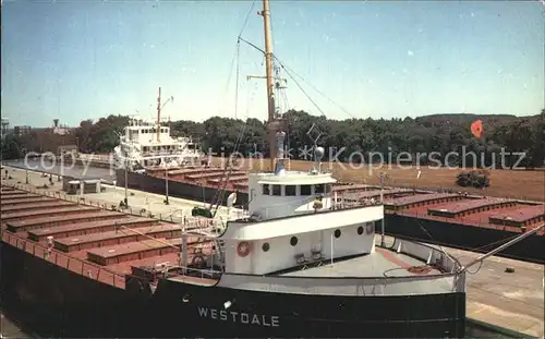 Frachter Binnenschifffahrt Westdale Welland Ship Canal St. Lawrence Seaway System  Kat. Schiffe