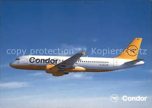 Flugzeuge Zivil Condor Airbus 320 Kat. Airplanes Avions