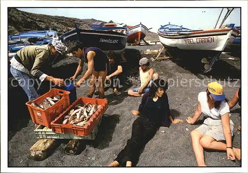 Fischerei Fischer Islas Canarias  Kat. Handwerk
