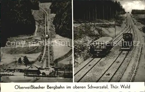 Bergbahn Oberweissbach Schwarzatal Thueringer Wald  Kat. Bergbahn