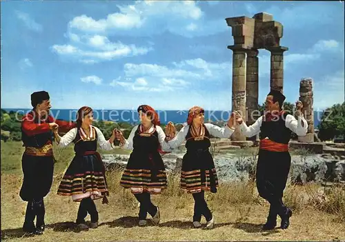 Tanz Taenzer Griechenland Rhodos Tazgruppe Embona