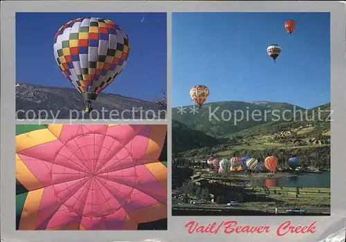 Heissluftballon Summer Balloon Race Vail Avon Colorado Kat. Flug