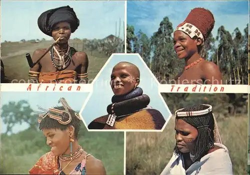 Typen Afrika Pipe smoking Xhosa Transkei Swazi Maiden Zulu Woman 