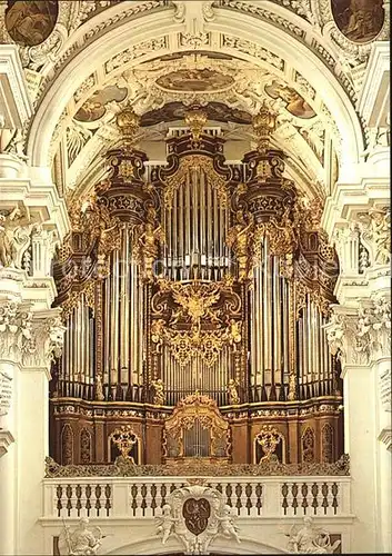 Kirchenorgel St. Stephansdom Passau  Kat. Musik