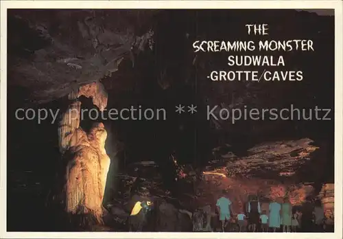 Hoehlen Caves Grottes Sudwala Caves The Screaming Monster  Kat. Berge
