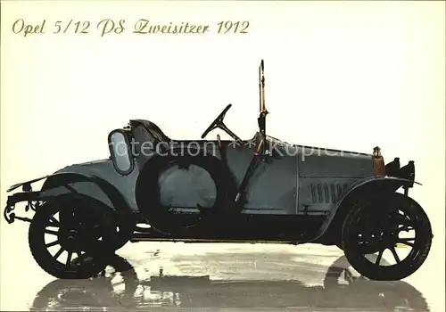 Autos Opel 5 12 PS Zweisitzer 1912 Kat. Autos