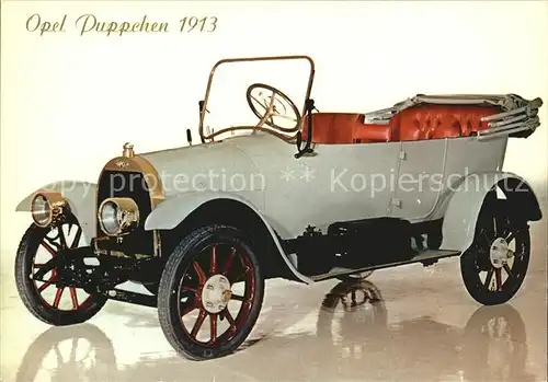 Autos Opel Puppchen 1913 Kat. Autos