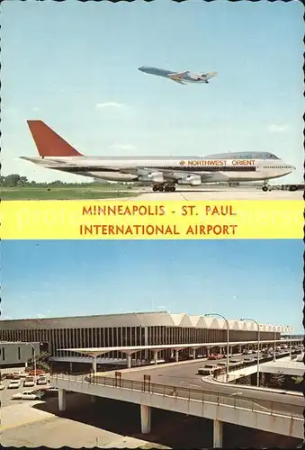 Flugzeuge Zivil Northwest Orient Minneapolis St. Paul International Airport  Kat. Airplanes Avions