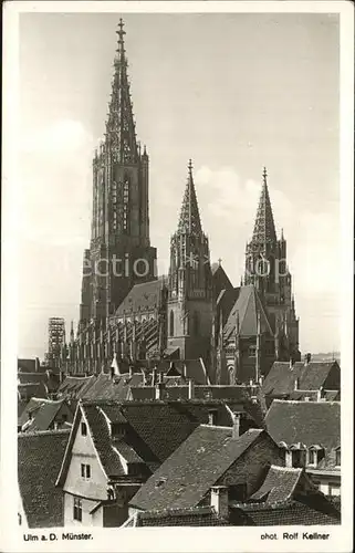 Foto Kellner Rolf Nr. 2641 Ulm Donau Muenster  Kat. Fotografie