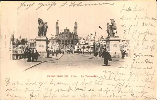 Exposition Universelle Paris 1900 Le Trocadero Kat. Expositions