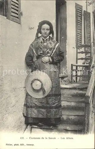 Trachten Frankreich Costumes de la Savoie Les Allues  Kat. Trachten